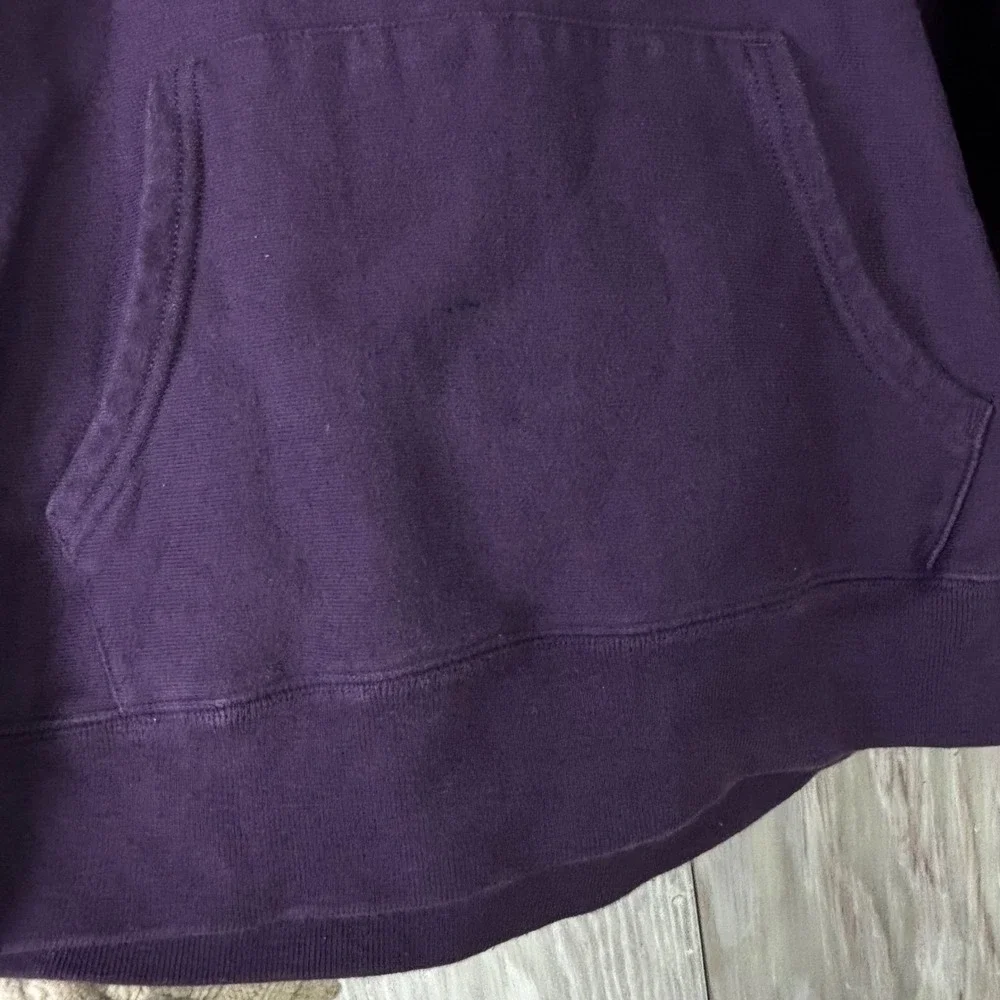 CHAMPION Reverse Weave Hoodie Sweatshirt Size L Plum Purple Pullover Grunge‎ VTG